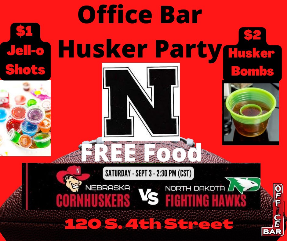 Husker Party Office Bar